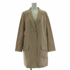 ヴィヴィアンタム VIVIENNE TAM テーラードジャケット ハーフ ミドル シングル 1B ノーベント 1 S ピンクベージュ 016-152206 /XKのサムネイル