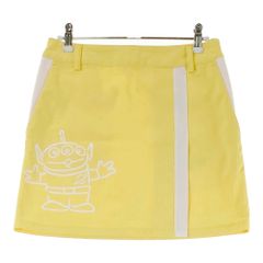 사이즈 : S CALLAWAY 캘러웨이 × TOY STORY 스트레치 스커트 스트라이프 무늬 옐로우 계 [240101478760] 골프웨어 여성 스트스트