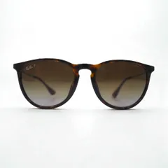 Ray-Ban 偏光レンズ Polarized ウェリントン サングラス ERIKA CLASSIC ブラウン RB4171-F 710/TS 54-18 3P イタリア製
