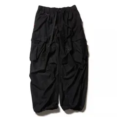【VIRGOwearworks】カーゴパンツ "TANKER WIDE CARGO PANTS" / BLACKのサムネイル