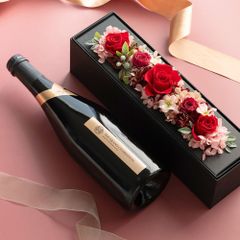 【新品未使用】祝い プリザーブドフラワー＆高級国産クラフトビール 750ml THE GRAND CELEBRATION 誕生日 贈答品 結婚祝い お祝い お礼 お酒 アルコール ギフトボックス ギフト プレゼント 本格派 パーティー
