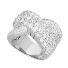 ダイヤモンド(5.00ct) リング Pt900 プラチナ 日本サイズ約16号 #56【送料無料】指輪【中古】25020142