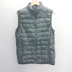 ◇ ⊇Φ UNIQLO ユニクロ 袖なし ダウンベスト サイズS ブラック メンズ E  【1411210001203】