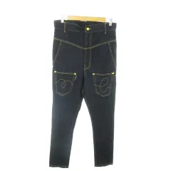 美品　メルシーボークー　後ろ前パンツ　サルエルパンツ　スウェットデニム　3 mercibeaucoup,（メルシーボークー）の「メルシーボークー
