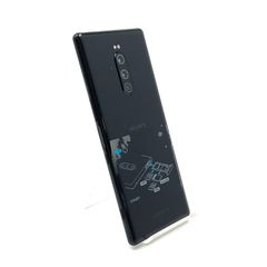 【全額返金保証】【最速発送】Sony Xperia 1 128GB ブラック SIMフリー Ｊ9110 動作確認済