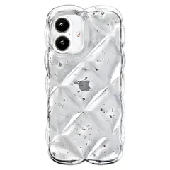 新品 【SNSで話題】竹下工房 キルティング スマホケース かわいい キラキラ 韓国 おしゃれ 【竹下工房あんしんサービス付帯】iphoneケース いphone (iPhone16)