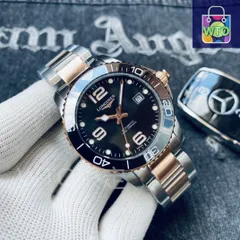 【今日特価】Longines Conquest Steel Watch ロンジン コンクエスト-WTO輸入2