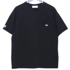 WIND AND SEA 1枚のみ 2P POCKET S/S TEE Mサイズ ブラック WDS-O-ESS-24-Q4-CS-01