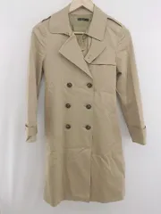 ◇ ◎ URBAN RESEARCH ROSSO ロッソ 通勤 通学 大人女子 長袖 トレンチ コート サイズS ベージュ レディース P  【1307150004056】