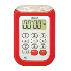 大音量タイマー100分計　TD-377　レッド タニタ