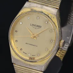 中古 ロングバード LONG BIRD 手巻き メンズ腕時計 ANTIMAGNETIC
