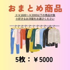 おまとめ商品　よりどり5枚セット　（￥2000以下の商品をお選びいただけます）