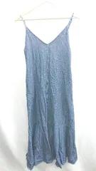 ◇ ⊂ Aunt Marie's アントマリーズ キャミワンピ - ロング丈 ワンピース サイズFree インディゴブルー レディース E  【1410100058983】