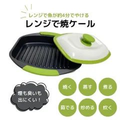 TO-PLAN 流行りのレンジで魚が約4分でやける　レンジで焼ケール　角形　TKSM-33