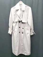◇ Θ OLIVE des OLIVE オリーブ デ オリーブ 長袖 トレンチコート サイズS オフホワイト系 レディース P  【1409250023217】