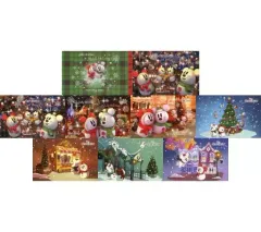 【中古】ポストカード 集合(スノースノー) ポストカードセット 「ディズニー・クリスマス2017」 東京ディズニーリゾート限定