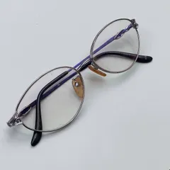 U137 PIERRE BALMAIN ピエールバルマン 度入り 眼鏡 パープル系 フルリム PARIS GUMMETAL. TITAN 55□15-139