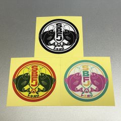 SBFJ 丸型ステッカー【小】各色 1枚ずつ