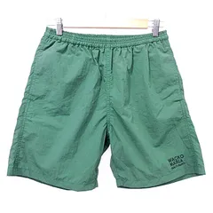 未使用品 ワコマリア ボードショーツ Lサイズ ターコイズ ハーフパンツ WACKO MARIA ATHLETIC SHORTS XLサイズ グリーン ワコマリア