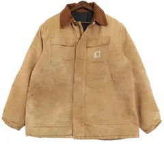 Carhartt カーハート トラディショナルコート ダック ワークジャケット ライトブラウン（メンズ XL相当）中古 古着 A4521