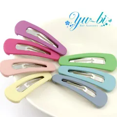 【7色セット】ヘアピン/パッチンどめ くすみカラーフレームピン トライアングル p40☆紫/ショッキングピンク/ピンク/クリーム/緑/青 大人 パッチンピン 子供 ジュニア マット パッチンピン スリーピン 前髪とめ