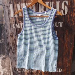 【Hollywood Ranch Market】 ハリウッドランチマーケット ハリラン 聖林公司 サーフ ボーダー 鹿の子 タンクトップ  2 (M)