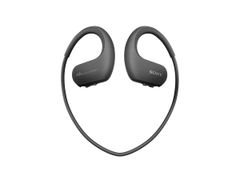 Sony Walkman W Series NW-WS413 with Integrated Headphones: 4GB MP3 Player (Memory Type), Black (NW-WS413 BM)