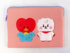 [중고] 가방 TATA (부이) & RJ (진) 탄탄 운반 파우치 [BT21]