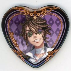[중고] 배지 핀즈 죄수(루카 발사) [Identity V 제5인격 상설 카페(BUTLER'S CAFE) in SWEETS PARADISE 제5탄 트레이딩 하트형 캔 배지]