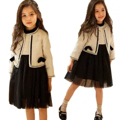 Size:120_Color:ボレロ+ワンピース [IOZO] 入学式 スーツ ワンピース 卒園式 スーツ 女の子 子供スーツ女の子 フォーマル 卒業式 スーツ 女の子 入学式 スーツ 2点セット 子供 フォーマル 120 130 140 150 発表会 結婚