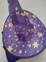 🌹[JOMISS] ハロウィン 仮装 2点セット 子供 女の子 ドレス+帽子 プリンセスなりきり ベビー 子供 キッズ 魔女 悪魔 ウィッチ ワンピース コスプレ 衣装 子供用 キッズドレス　PURPLE small🌹