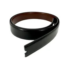【人気商品】[セカンドトゥモロー] バックルなし 革のみ ベルト 牛革 メンズベルト ロング オールレザー 黒茶リバーシブル ビジネス 替えベルト メンズ 長い ピン 本革 紳士 約130cm S-B-21