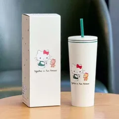 スターバックス × ハローキティ コラボ 海外限定 カップクリップ 4点セット ベトナムスタバ ☆ HELLO KITTY カップクリップ 4種セット