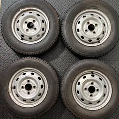 スバルサンバー用夏タイヤダンロップタイヤ145R12サンバー純正ホイール！最終値 スバルサンバー用夏タイヤダンロップ145R12 サンバー純正
