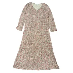 Laura Ashley 花柄 ロングワンピース 13 XLサイズ フラワー ワンピース ローラアシュレイ