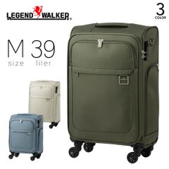 スーツケース 39L Mサイズ 機内持ち込み キャリーケース メンズ Legend Walker レジェンドウォーカー ハーモニー ソフトケース ファスナータイプ TSロック キャリーバッグ フロントオープン 旅行 出張 ナイロン 4輪