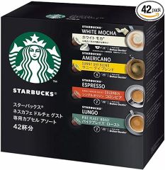 【3箱セット】ネスカフェ ドルチェグスト スターバックス アソート (42杯分 )×３箱