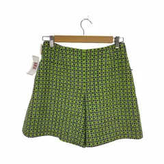 カルヴェン CARVEN Kiwi Green Textured Checkered Pencil Pants レディース  38のサムネイル