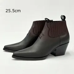 25.5cm【新品未使用】Christian Dior クリスチャン ディオール サイドゴアブーツ DIOR L.A　KCI508SHCS31X BLACK&ROUGEのサムネイル