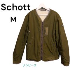Schott 　MA1 ノーカラージャケっト M 裏地ボア　ショット