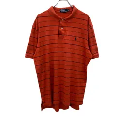 Polo Ralph Lauren 半袖 ポロシャツ XL ポロラルフローレン ワンポイントロゴ刺繍 ボーダー 古着卸 アメリカ仕入 a707-5111