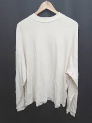 ◇ ADAM ET ROPE' アダムエロペ コットン100% 無地 長袖 カットソー サイズF ベージュ系 レディース P  【1403110009007】