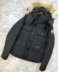  CANADA GOOSE （カナダグース） RUSSELL PARKA ラッセルパーカ ダウンジャケット コート コヨーテファー 毛皮 3way メンズ衣類 ダウンジャケット  Black 2301JM used:AB ブラック Mサイズのサムネイル