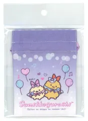 【中古】バッグ 天使なえびてんアイドル(パープル) 豆巾着 「すみっコぐらし」