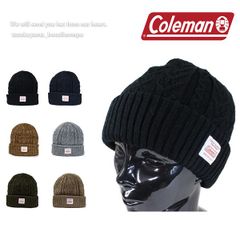 Coleman コールマン ニットキャップ ニット帽 ケーブルニット