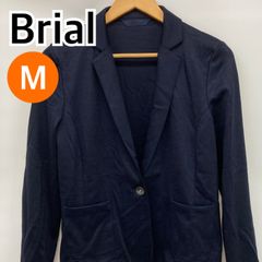 Brial ブリアル ジャケット テーラードジャケット ブレザー ネイビー 日本製 Mサイズ【CT1155】