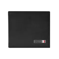 トミーヒルフィガーTOMMY HILFIGER EDISTO 二つ折り財布（小銭入れ有）31TL250003 ブラック 送料無料 プレゼント ギフト 革小物