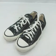 ◇ Θ CONVERSE コンバース ローカットスニーカー サイズ41/2 ブラック ホワイト レディース E  【1502180077111】のサムネイル