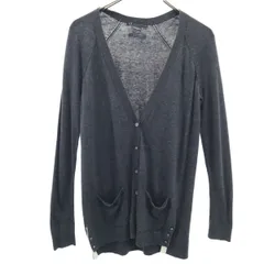ARMANI EXCHANGE アルマーニエクスチェンジ 長袖 カーディガン S/P グレー ニット レディース 古着のサムネイル