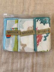 ★【新品・未使用】FEILER・フェイラー‪ ハンカチタオル‪　3枚セット♪